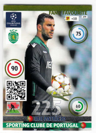 Fans Favourite, 2014-15 Adrenalyn Champions League, Rui Patrício / Rui Patricio