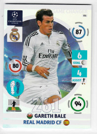 Game Changer, 2014-15 Adrenalyn Champions League, Gareth Bale