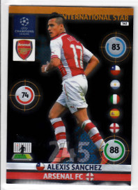 International Star, 2014-15 Adrenalyn Champions League, Alexis Sánchez / Alexis Sanchez
