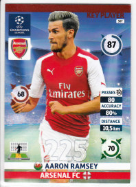 Key Player, 2014-15 Adrenalyn Champions League, Aaron Ramsey