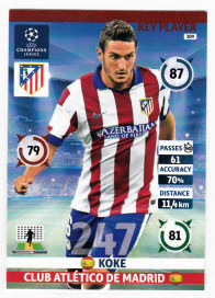 Key Player, 2014-15 Adrenalyn Champions League, Koke