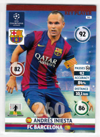 Key Player, 2014-15 Adrenalyn Champions League, Andrés Iniesta / Andres Iniesta