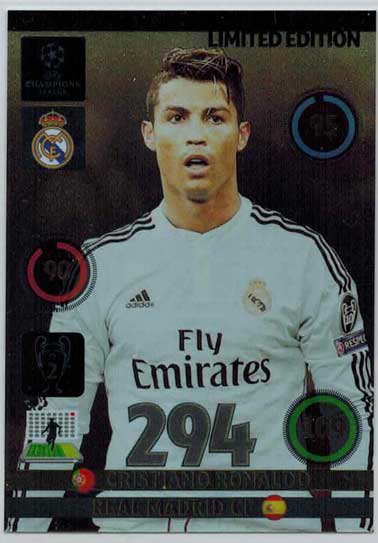 Limited Edition, 2014-15 Adrenalyn Champions League, Cristiano Ronaldo