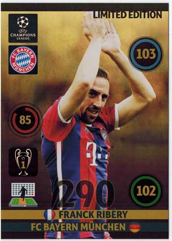 XXL Limited Edition, 2014-15 Adrenalyn Champions League, Franck Ribery