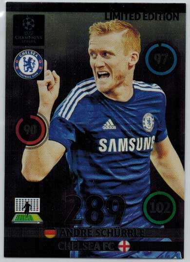 Limited Edition, 2014-15 Adrenalyn Champions League, Andre Schürrle / Andre Schurrle