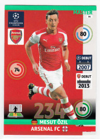 Master, 2014-15 Adrenalyn Champions League, Mesut Özil