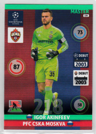 Master, 2014-15 Adrenalyn Champions League, Igor Akinfeev