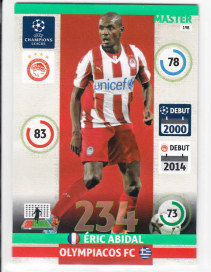 Master, 2014-15 Adrenalyn Champions League, Éric Abidal / Eric Abidal