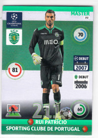 Master, 2014-15 Adrenalyn Champions League, Rui Patrício / Rui Patricio