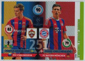 Nordic Double Trouble, 2014-15 Adrenalyn Champions League, Pontus Wernbloom / Pierre-Emile Højbjerg