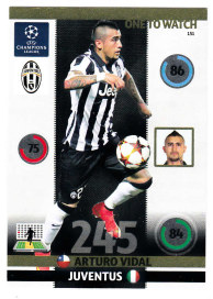 One To Watch, 2014-15 Adrenalyn Champions League, Arturo Vidal