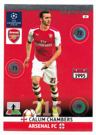 Rising Star, 2014-15 Adrenalyn Champions League, Calum Chambers