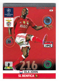 Rising Star, 2014-15 Adrenalyn Champions League, Ola John