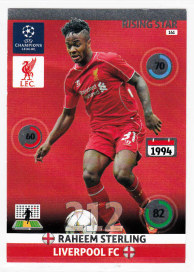 Rising Star, 2014-15 Adrenalyn Champions League, Raheem Sterling