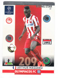 Rising Star, 2014-15 Adrenalyn Champions League, Arthur Masuaku