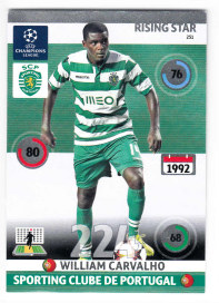 Rising Star, 2014-15 Adrenalyn Champions League, William Carvalho