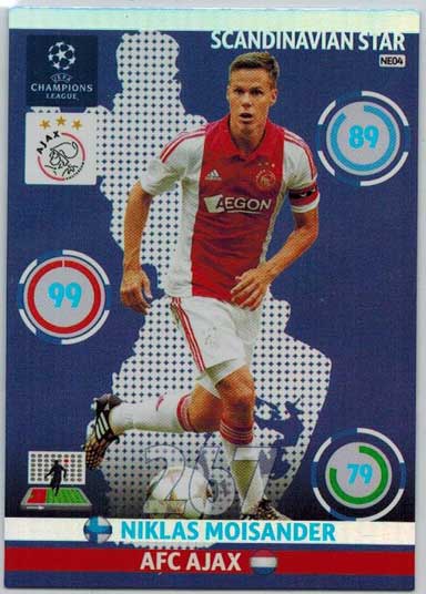 Scandinavian Star, 2014-15 Adrenalyn Champions League, Niklas Moisander