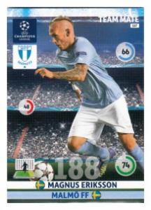 Team Mate, 2014-15 Adrenalyn Champions League, Malmö FF, Magnus Eriksson
