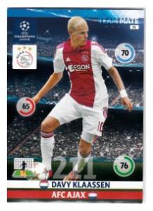 Team Mate, 2014-15 Adrenalyn Champions League, AFC Ajax, Davy Klaassen