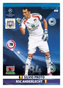 Team Mate, 2014-15 Adrenalyn Champions League, RSC Anderlecht, Silvio Proto