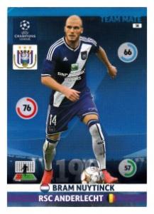 Team Mate, 2014-15 Adrenalyn Champions League, RSC Anderlecht, Bram Nuytinck