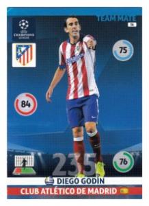 Team Mate, 2014-15 Adrenalyn Champions League, Club Atlético de Madrid, Diego Godín