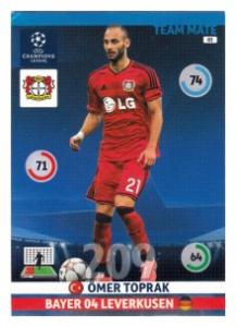 Team Mate, 2014-15 Adrenalyn Champions League, Bayer 04 Leverkusen, Ömer Toprak