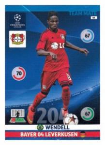 Team Mate, 2014-15 Adrenalyn Champions League, Bayer 04 Leverkusen, Wendell