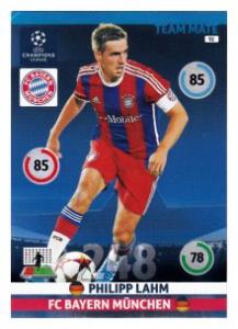 Team Mate, 2014-15 Adrenalyn Champions League, FC Bayern München, Philipp Lahm