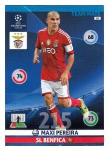 Team Mate, 2014-15 Adrenalyn Champions League, SL Benfica, Maxi Pereira