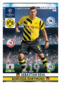 Team Mate, 2014-15 Adrenalyn Champions League, Borussia Dortmund, Sebastian Kehl