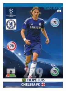 Team Mate, 2014-15 Adrenalyn Champions League, Chelsea FC, Filipe Luis