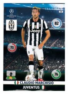 Team Mate, 2014-15 Adrenalyn Champions League, Juventus, Claudio Marchisio