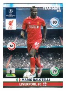 Team Mate, 2014-15 Adrenalyn Champions League, Liverpool FC, Mario Balotelli