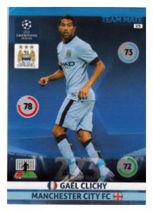 Team Mate, 2014-15 Adrenalyn Champions League, Manchester City FC, Gaël Clichy