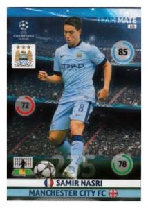 Team Mate, 2014-15 Adrenalyn Champions League, Manchester City FC, Samir Nasri