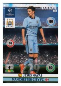 Team Mate, 2014-15 Adrenalyn Champions League, Manchester City FC, Jesús Navas