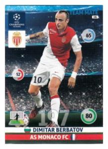 Team Mate, 2014-15 Adrenalyn Champions League, AS Monaco FC, Dimitar Berbatov