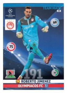 Team Mate, 2014-15 Adrenalyn Champions League, Olympiacos FC, Roberto Jiménez