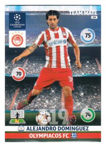Team Mate, 2014-15 Adrenalyn Champions League, Olympiacos FC, Alejandro Domínguez