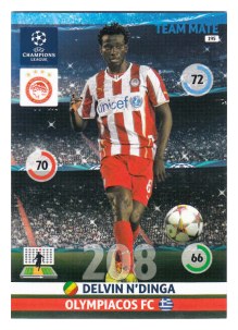 Team Mate, 2014-15 Adrenalyn Champions League, Olympiacos FC, Delvin N-Dinga