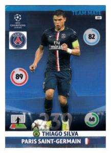 Team Mate, 2014-15 Adrenalyn Champions League, Paris Saint-Germain, Thiago Silva