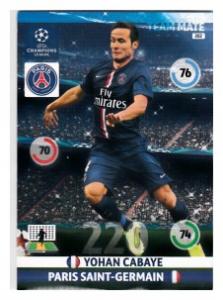 Team Mate, 2014-15 Adrenalyn Champions League, Paris Saint-Germain, Yohan Cabaye