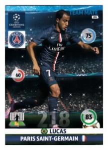Team Mate, 2014-15 Adrenalyn Champions League, Paris Saint-Germain, Lucas