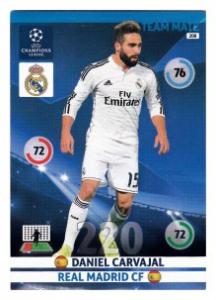 Team Mate, 2014-15 Adrenalyn Champions League, Real Madrid C.F., Daniel Carvajal