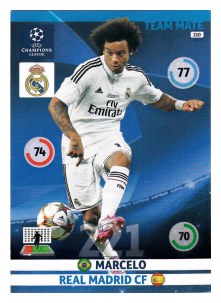 Team Mate, 2014-15 Adrenalyn Champions League, Real Madrid C.F., Marcelo