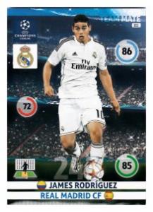 Team Mate, 2014-15 Adrenalyn Champions League, Real Madrid C.F., James Rodríguez