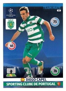 Team Mate, 2014-15 Adrenalyn Champions League, Sporting Clube de Portugal, Diego Capel