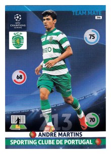 Team Mate, 2014-15 Adrenalyn Champions League, Sporting Clube de Portugal, André Martins