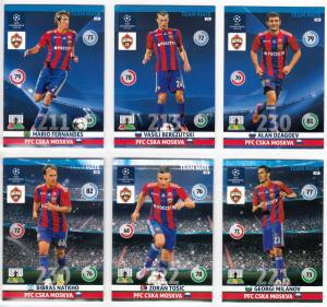 Teamset, 2014-15 Adrenalyn Champions League, PFC CSKA Moskva